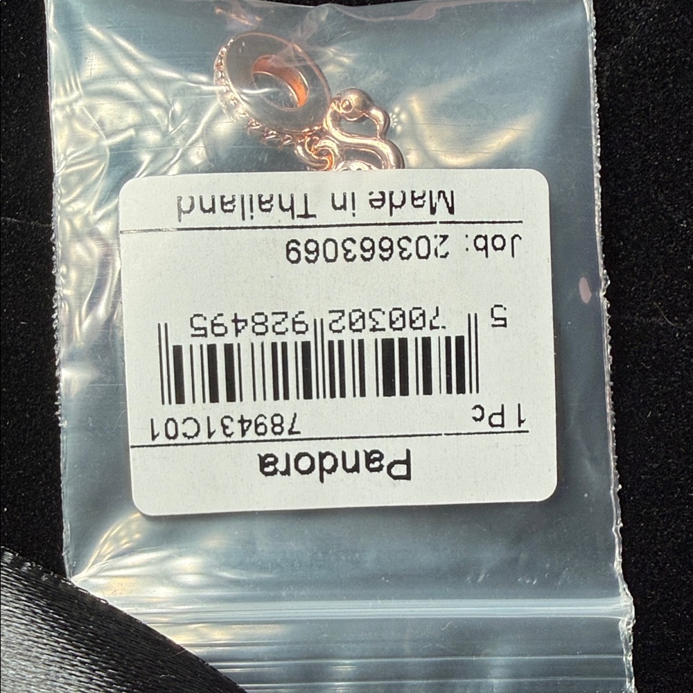 Pandora Murano Glass Flamingo Dangle Charm - Picture 3 of 5